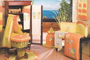 Комплект в кроватку Нежность 04R.151AR из коллекции 4 времени года, в чемодане (Babypiu, 00-0014793)